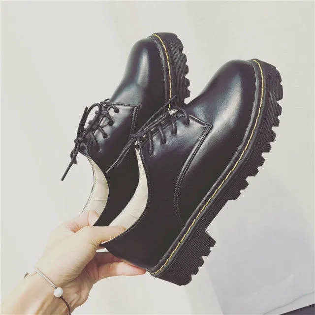 White/Black/Pink Preppy Style Casual Shoes AD10179