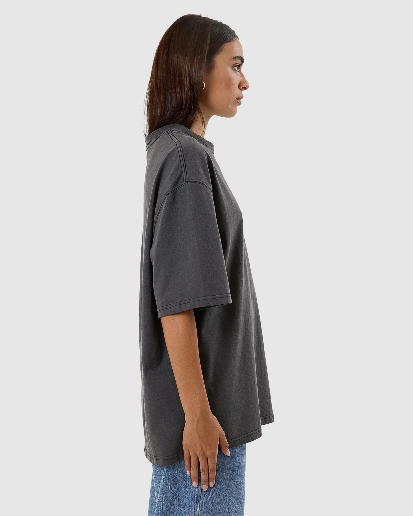 WOMENS HIGH SHINE OVERSIZED T-SHIRT